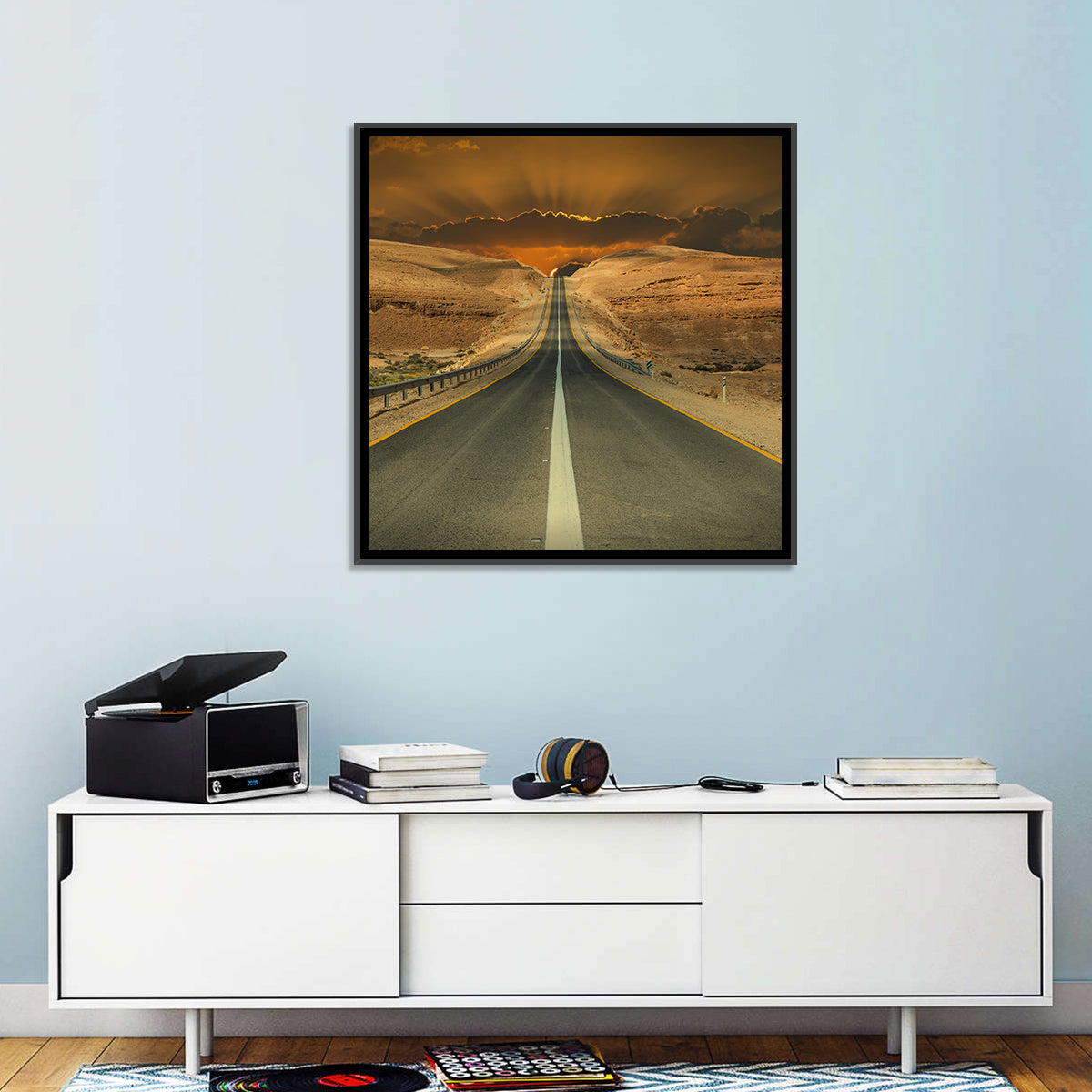 Negev Desert Road Wall Art