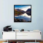 Auger Lake Morning Reflection Wall Art