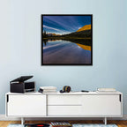 Rainbow Lake at Golden Hour Wall Art