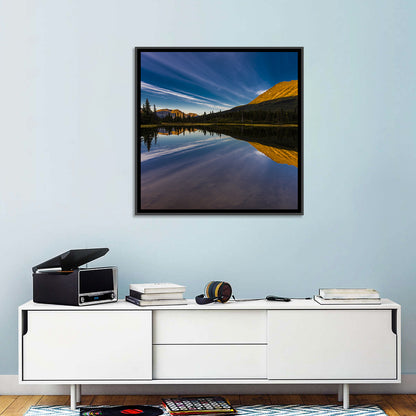 Rainbow Lake in Aleutian Mountains Wall Art