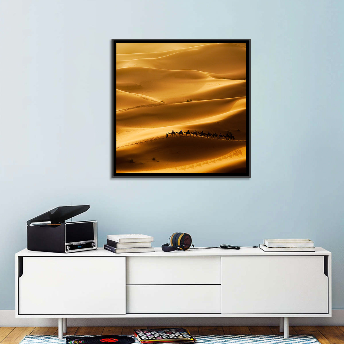 Desert Camel Caravan Wall Art