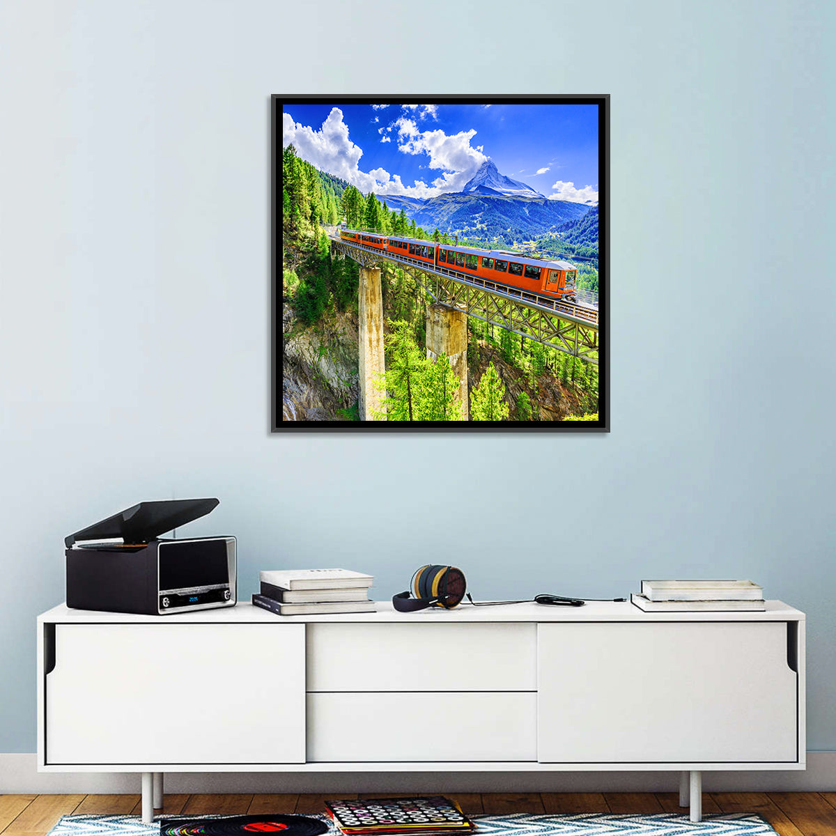 Gornergrat Tourist Train Wall Art