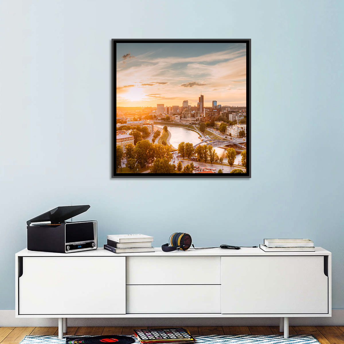 Vilnius Cityscape Wall Art