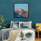 Ještěd Summit at Golden Hour Wall Art