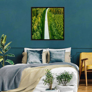 Road Through Forest Wall Art