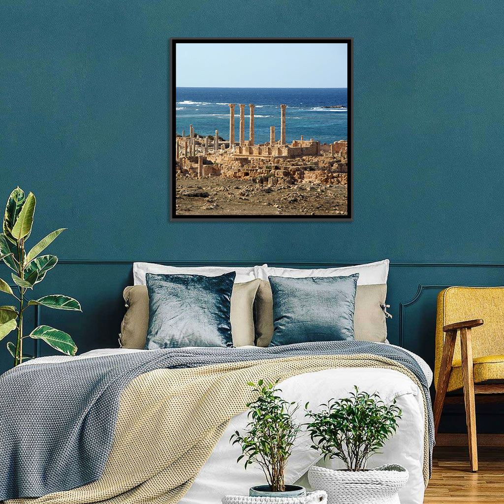 Leptis Magna Coastal Ruins Wall Art
