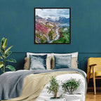 Mount Lenin Glacial Valley Wall Art