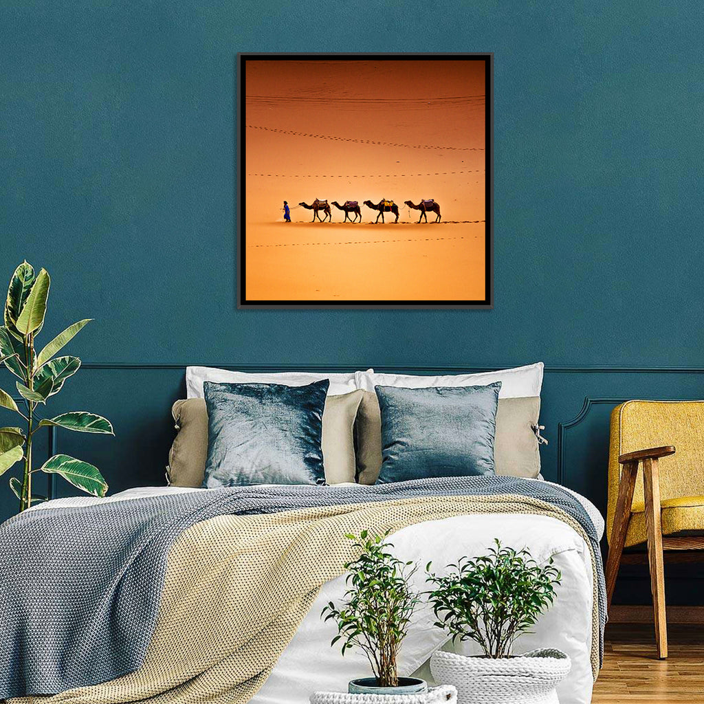 Sahara Camel Caravan Wall Art