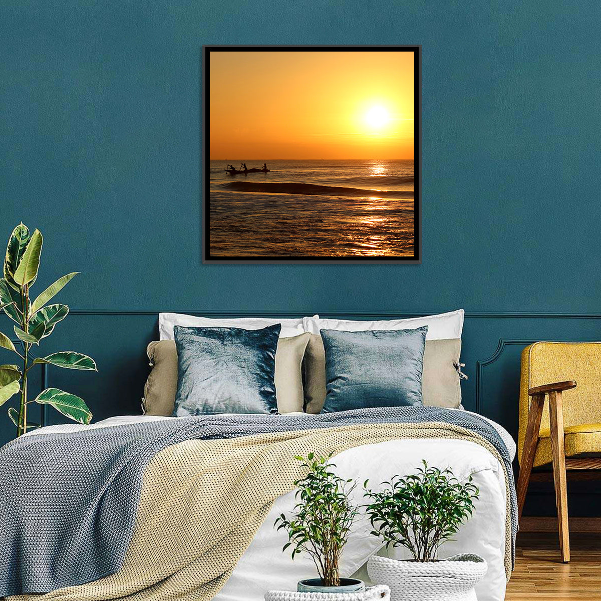 Puri Beach Sunrise Wall Art