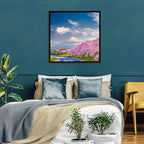Mount Fuji Cherry Blossoms Wall Art