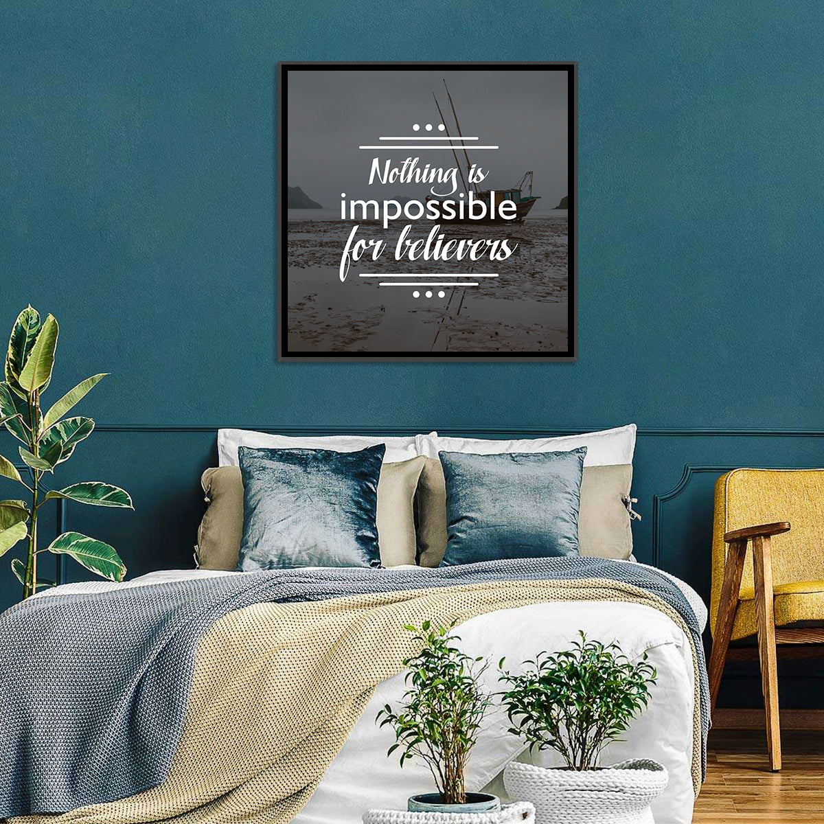 Nothing Is Impossible for Believers Wall Art