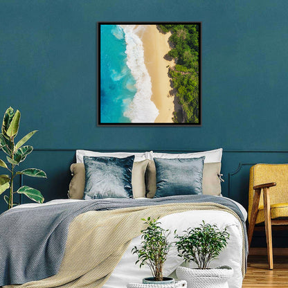 Aerial Sea Beach Wall Art