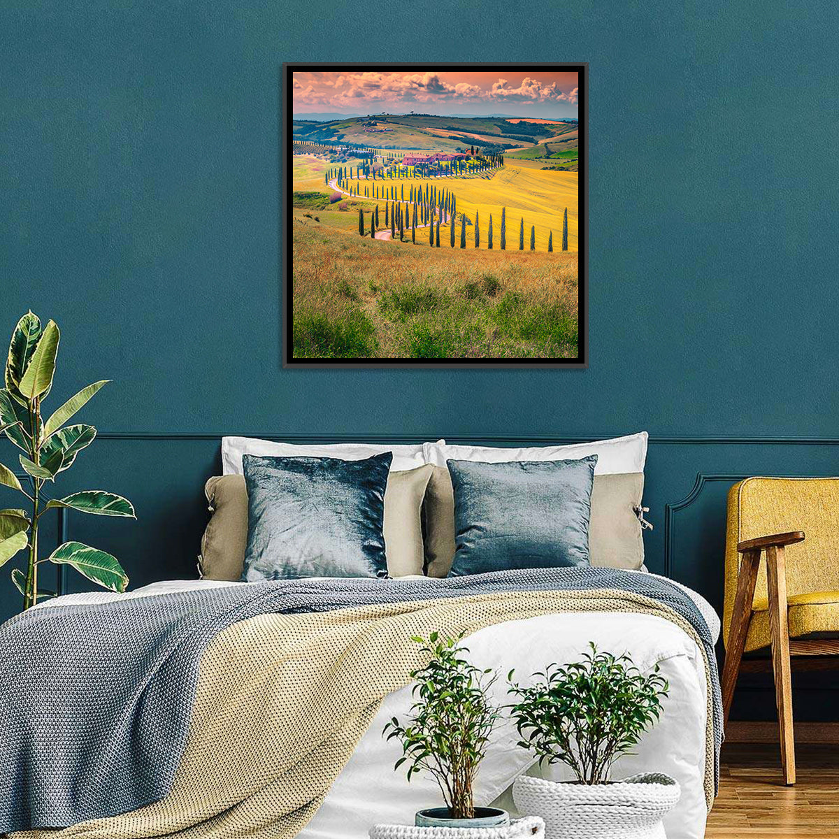 Val D'orcia Cypress Road Wall Art