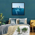 Split-level Iceberg Wall Art