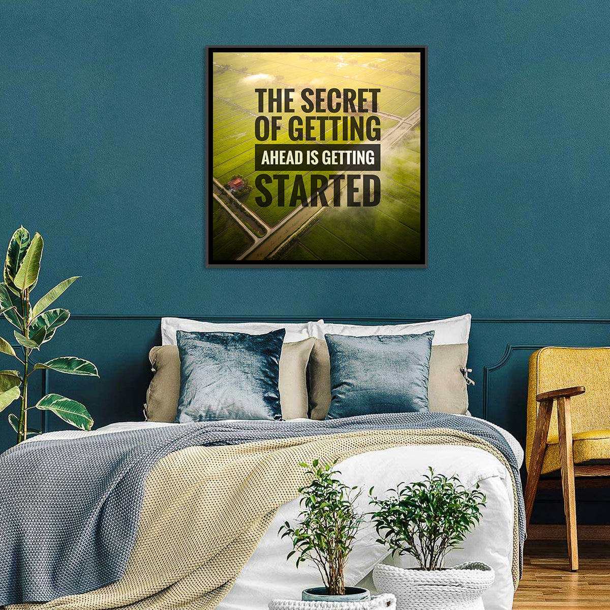 Getting Started Sunlit Farmland Wall Art