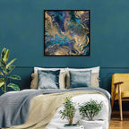 Gilded Geode Abstract Wall Art