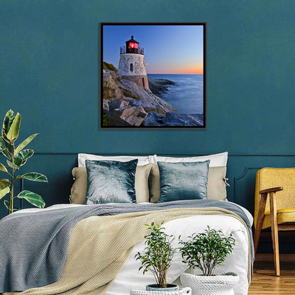 Lighthouse By Ocean Wall Art