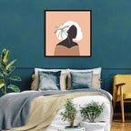 Modern Woman Silhouette Wall Art