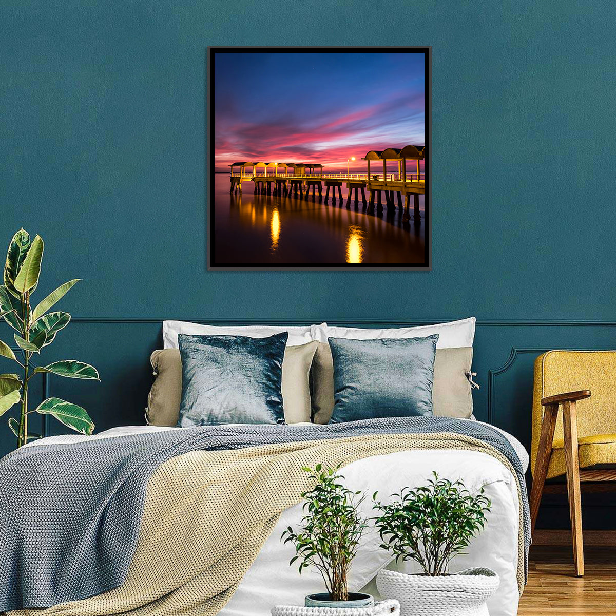 Jekyll Island Pier Wall Art