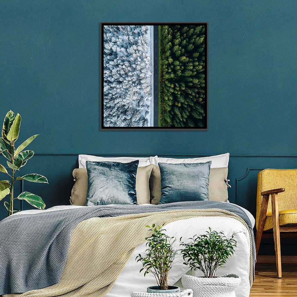 Summer and Winter Forests Wall Art