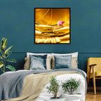 Buddha Hands with Lotus Wall Art