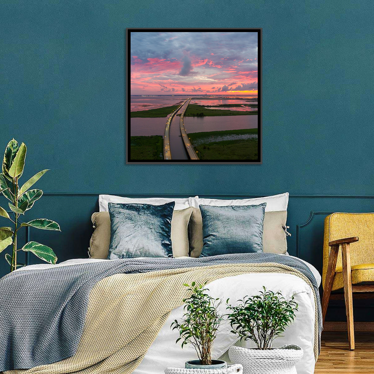 Mobile Bay Bridge Wall Art