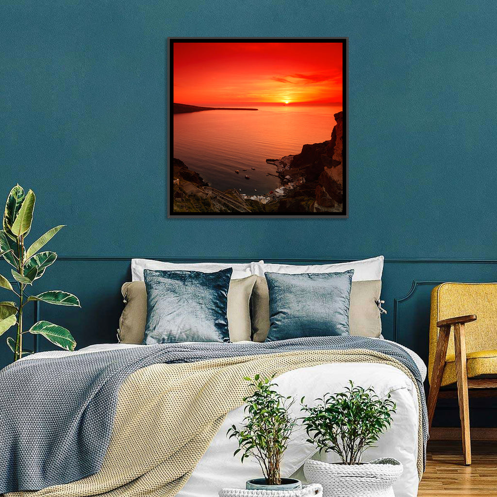 Ammoudi Bay Sunset, Oia Wall Art