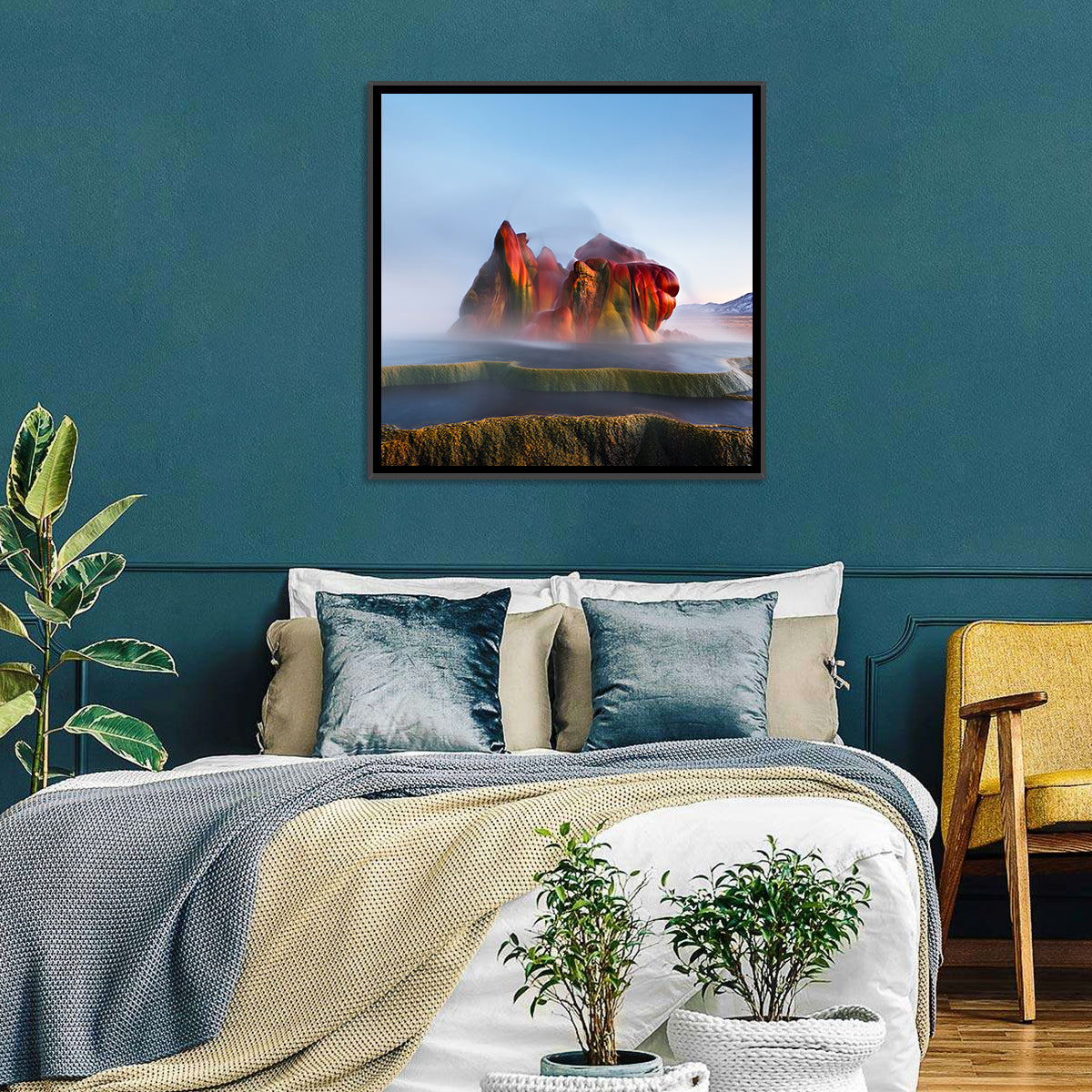 Fly Geyser Nevada Wall Art