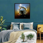 Miniature Planet London Skyline Wall Art
