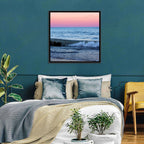 Lake Michigan Sunset with Sailboat Wall Art