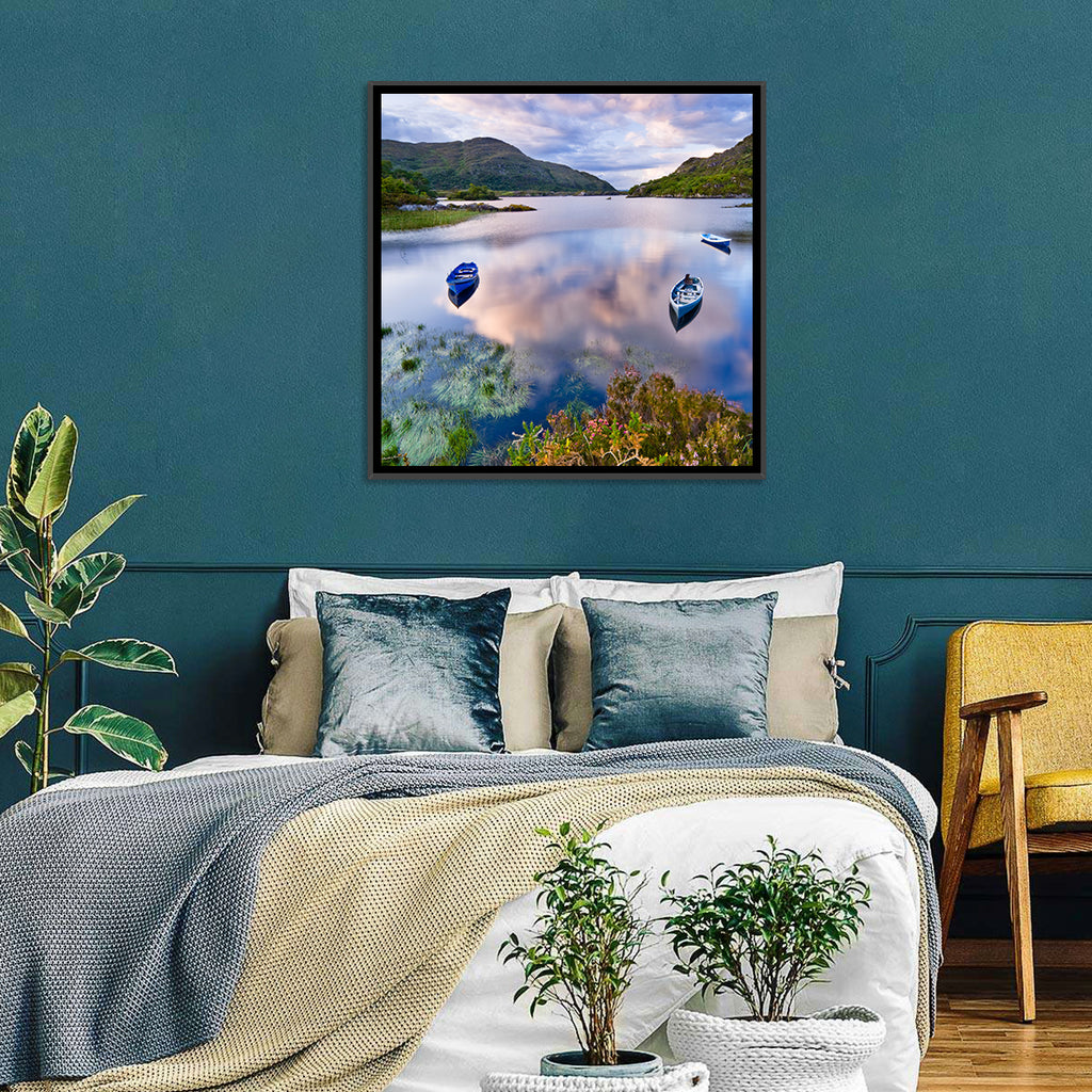 Lough Leane Rowboats at Dusk Wall Art