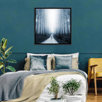 Misty Forest Road at Twilight Wall Art