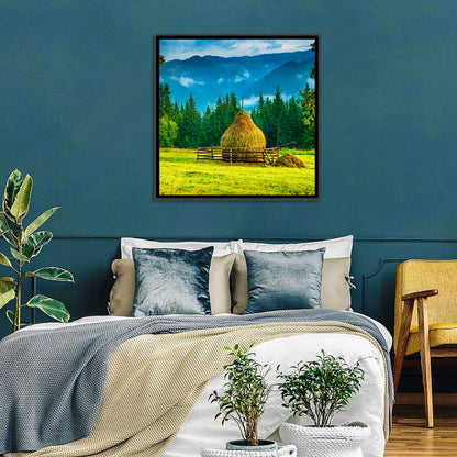 Mountain Haystack Wall Art