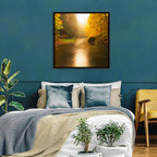 Misty Mountain River Wall Art