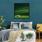 Emerald Hills with Blossoming Tree Wall Art