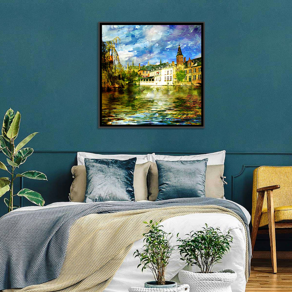 Dijver Canal, Bruges Wall Art