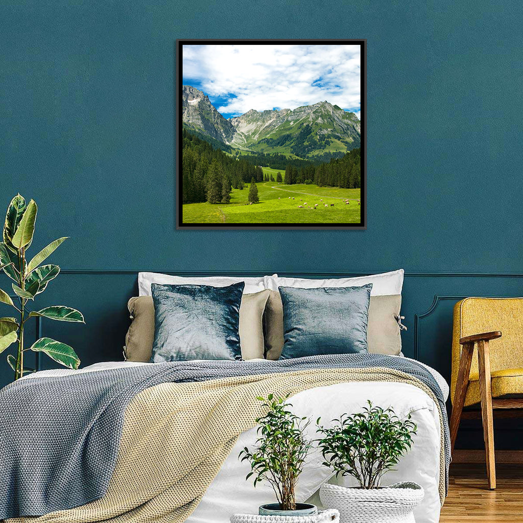 Arnibach Valley Summer Meadow Wall Art