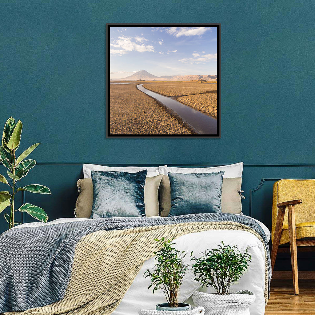 Lake Natron with Ol Doinyo Lengai Wall Art