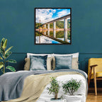 Lake Omodeo Concrete Bridge Wall Art