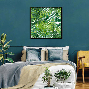 Palm Leaves Pattern II Wall Art