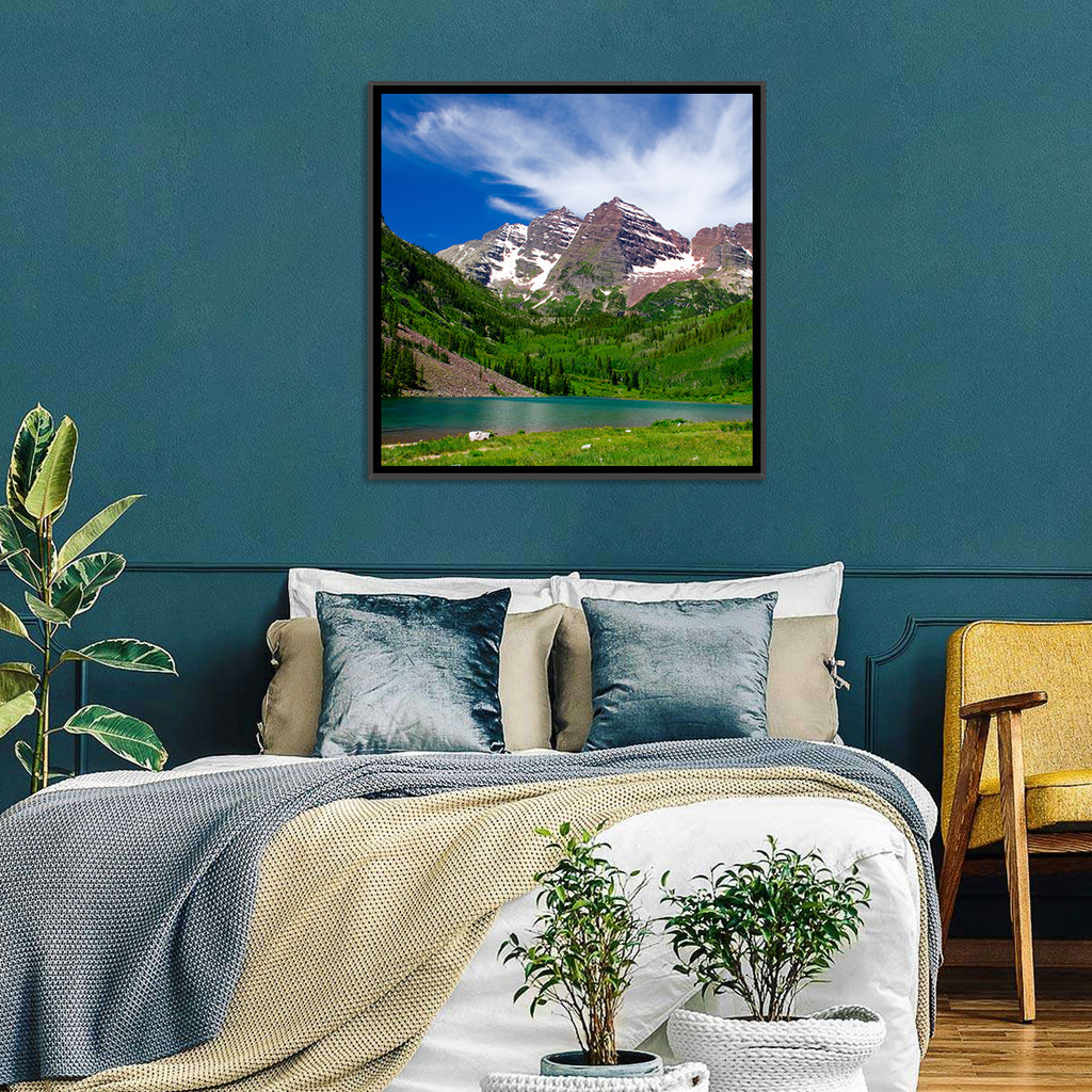 Maroon Bells Reflections at Maroon Lake Wall Art
