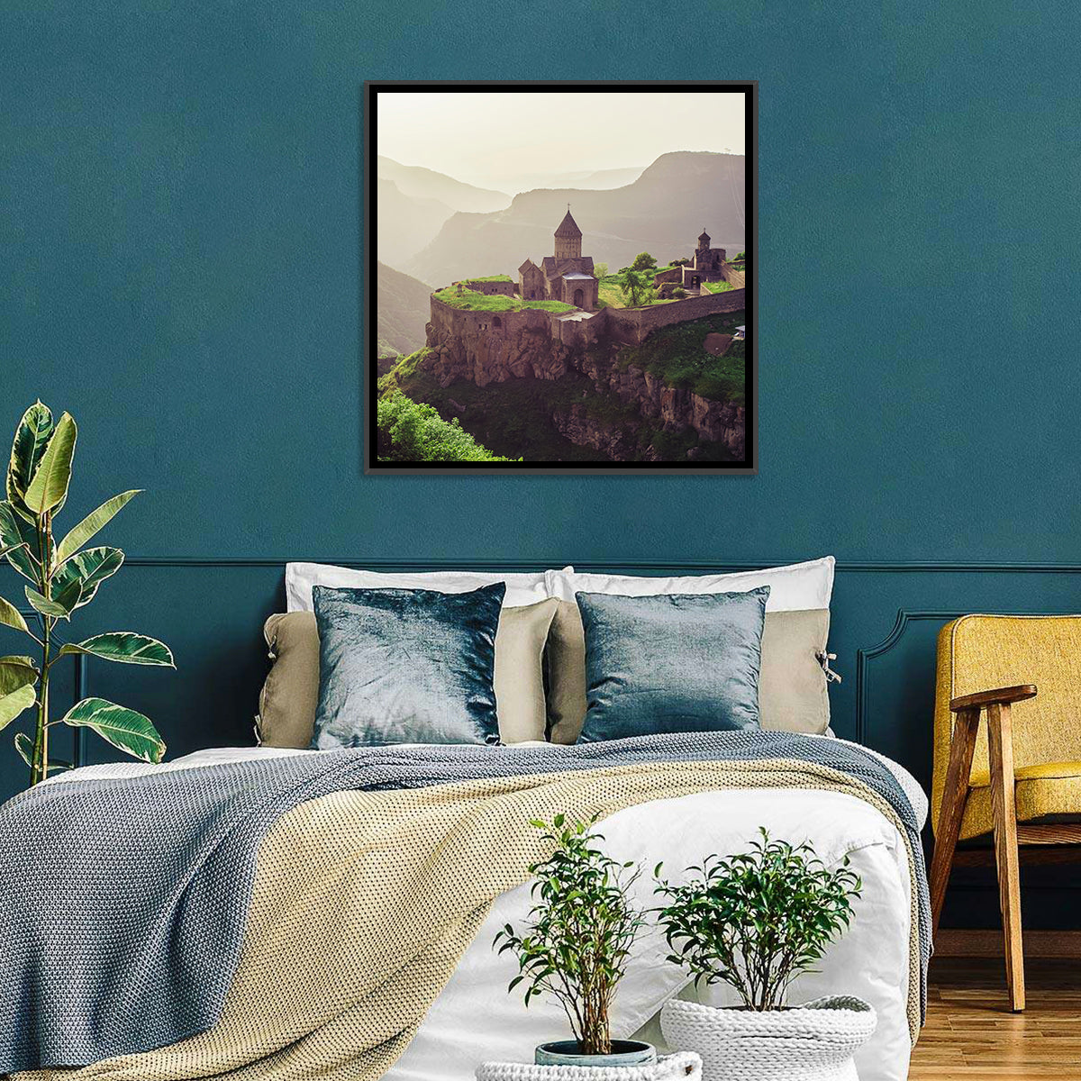 Tatev Monastery at Golden Hour Wall Art