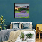 Willamette Valley Barn at Sunset Wall Art