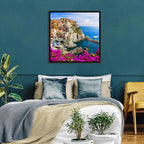 Manarola Cliffside Village Wall Art