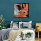 Barking Dog Gestural Abstract Wall Art