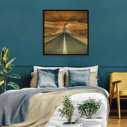 Negev Desert Road Wall Art