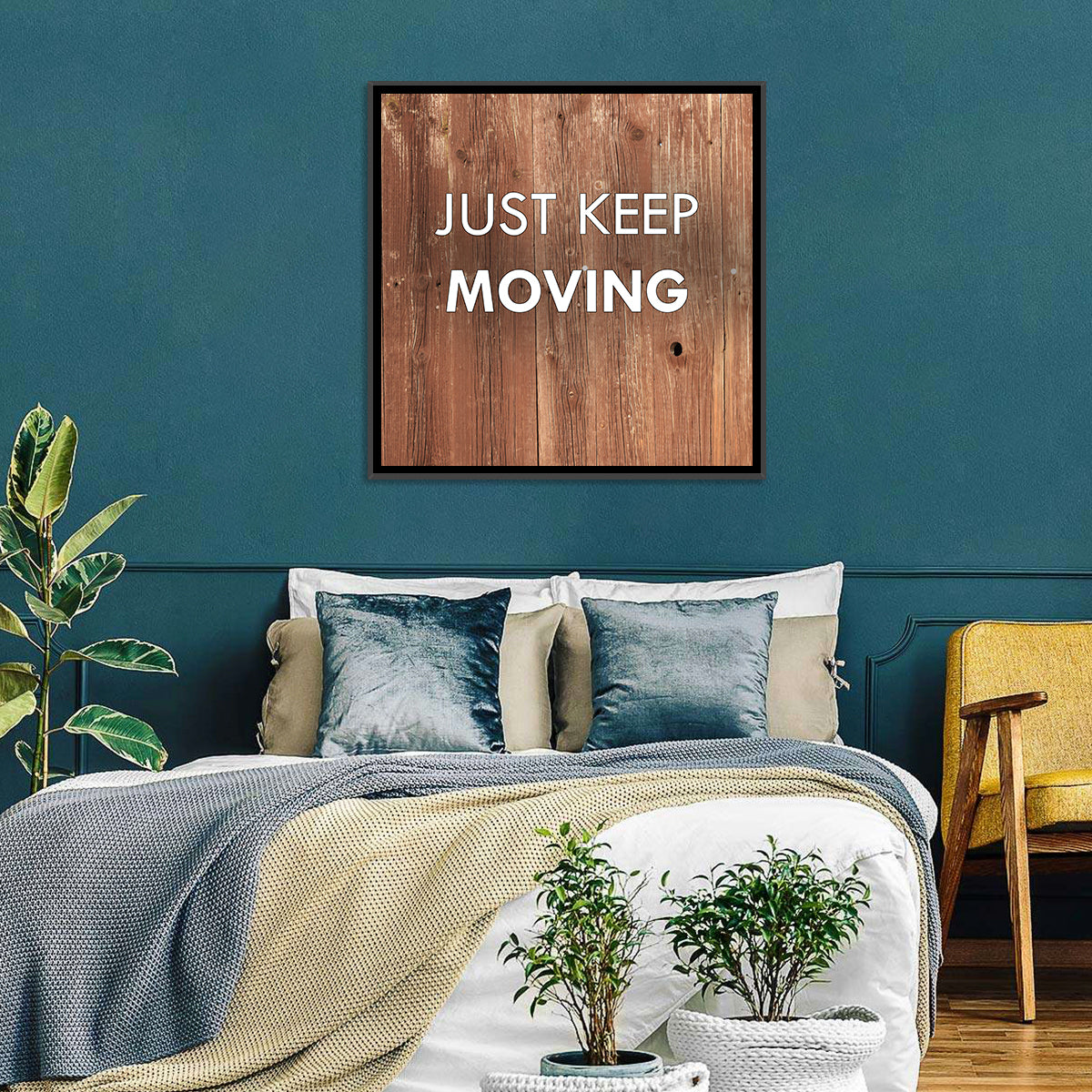 Just Keep Moving I Wall Art