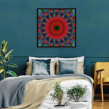 Lotus Blossom Mandala Wall Art