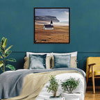 Icelandic Church with Dark Steeple Wall Art