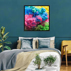 Swirling Ink Plumes Wall Art